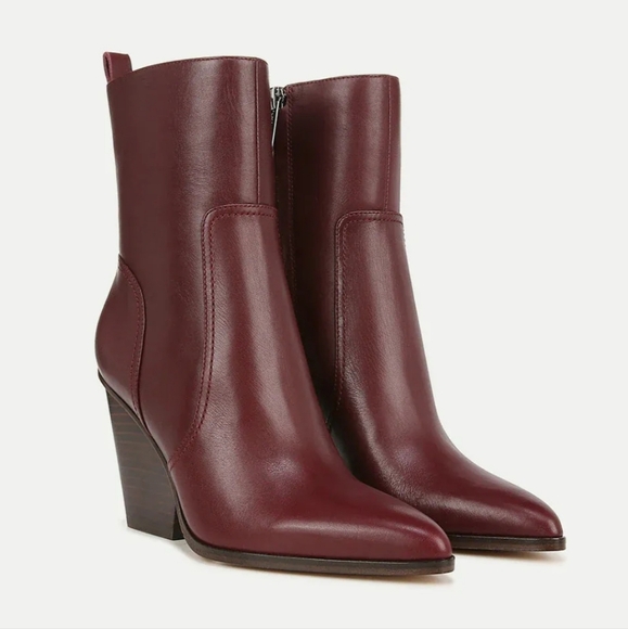 VERONICA BEARD Logan Leather Bootie - Picture 1 of 12